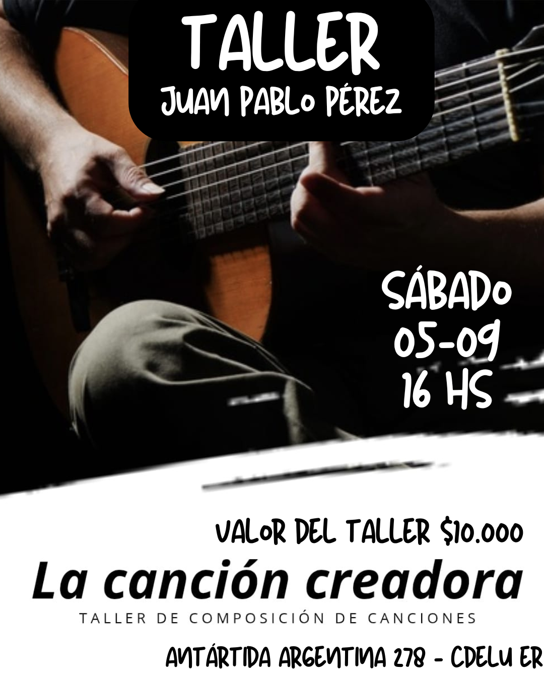 Taller "La Canción creadora" de Juan Pablo Pérez